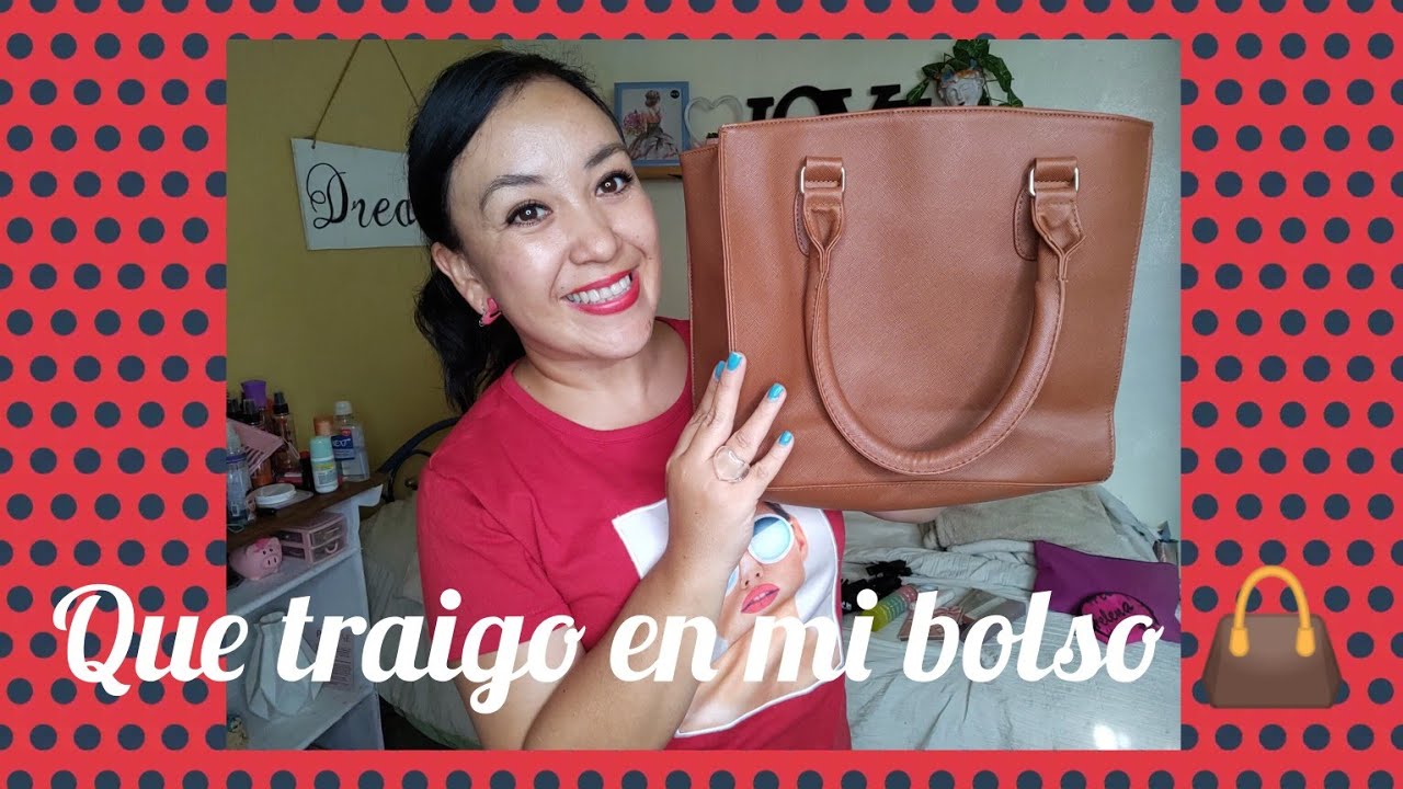 Que traigo en mi 👜 bolso 2024, colaboración con mi amiga chilena 💕