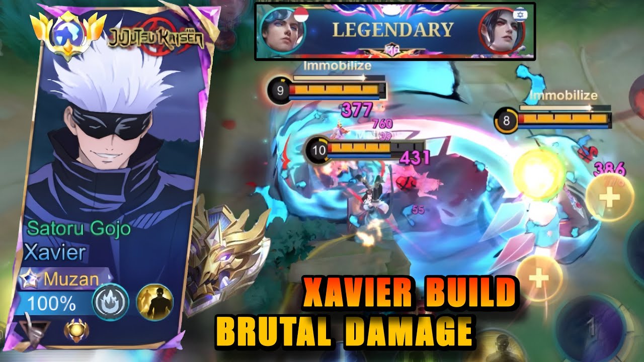 TERLALU BRUTAL!! INI DIA XAVIER BUILD TERBRUTAL SEASON INI!! LOCK CECILION BENDERA ISR4EL | MLBB