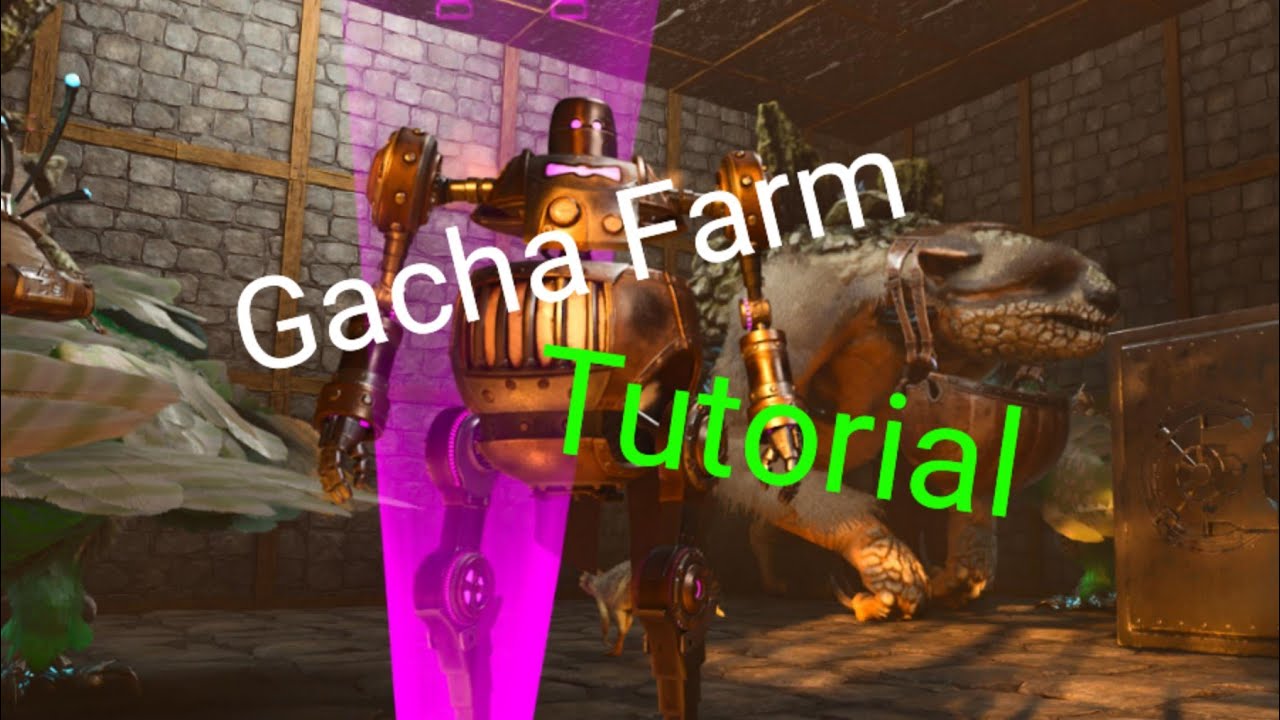 Gacha Farm with Robots tutorial
