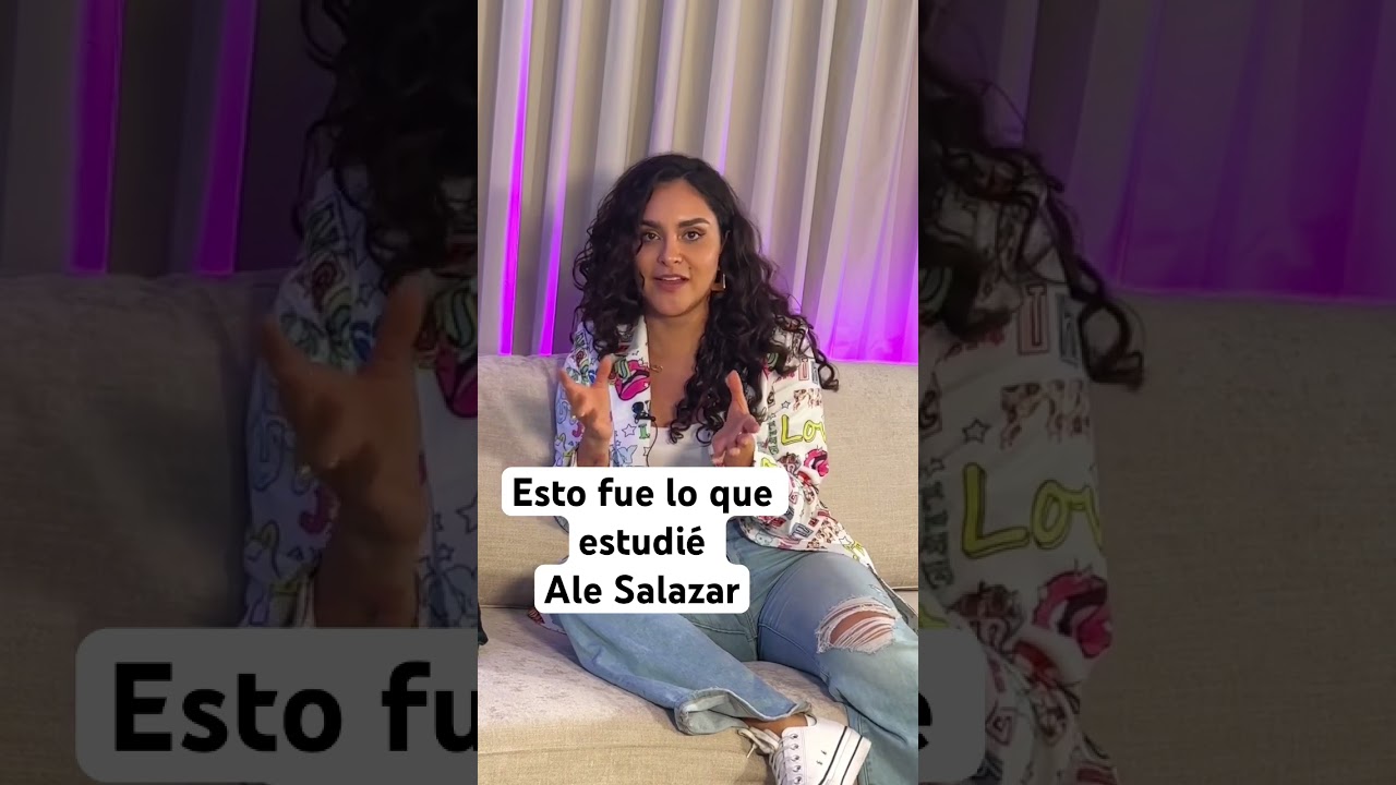 Esto estudi&eacute;. Ale Salazar