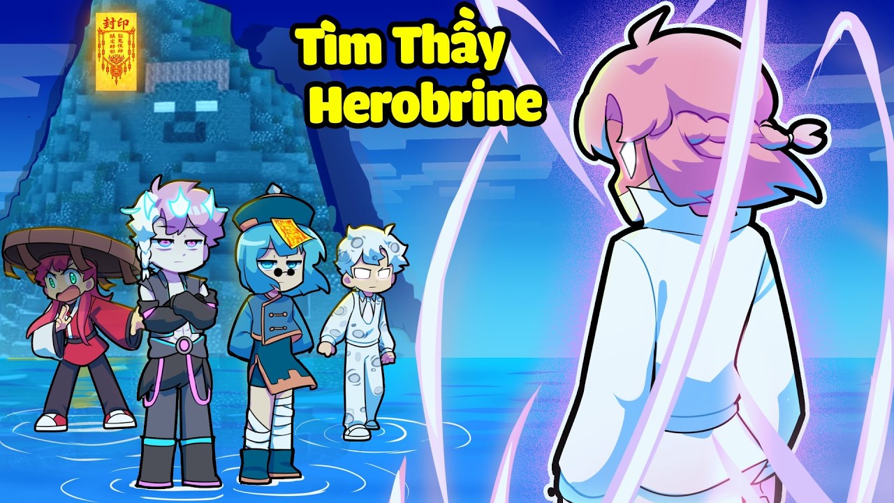 Hiha Alpha T&igrave;m Thầy Herobrine Trở Về Trong Minecraft 🤩😡