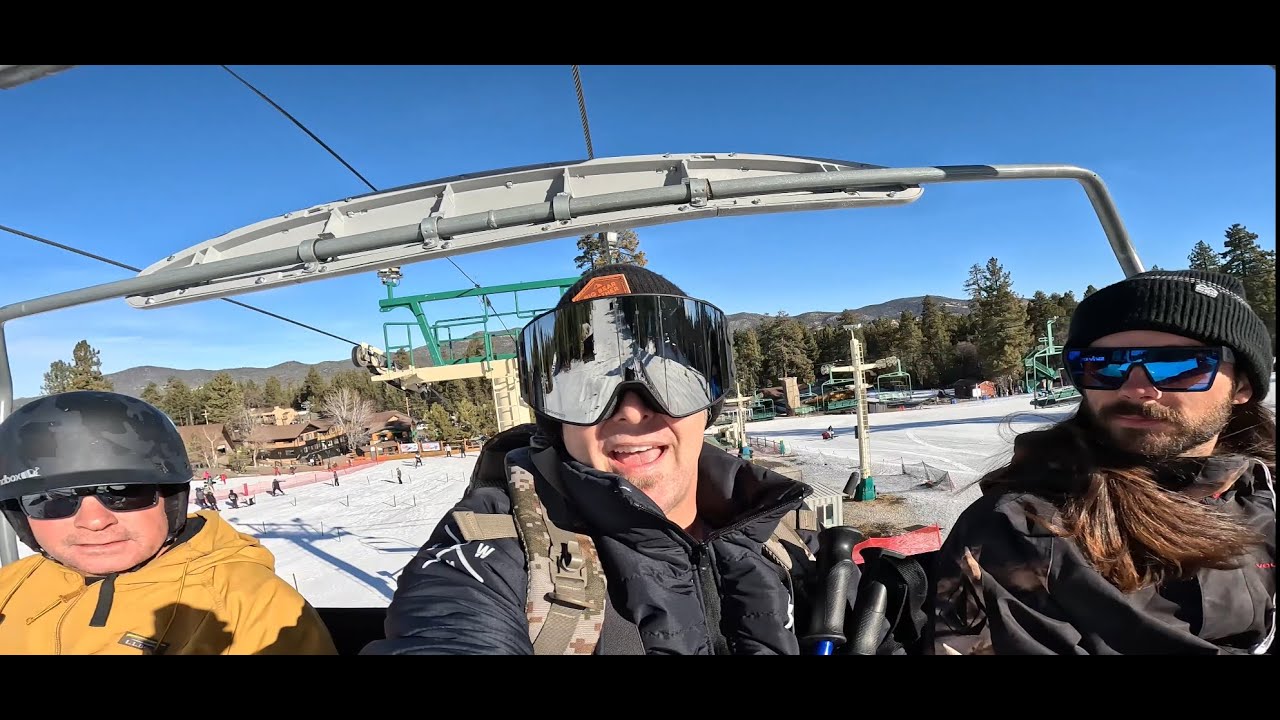 Skiing and Crashing Hard at Snow Summit Ski Resort Big Bear. Snow was mostly good. Ice HURTS 1/16/24