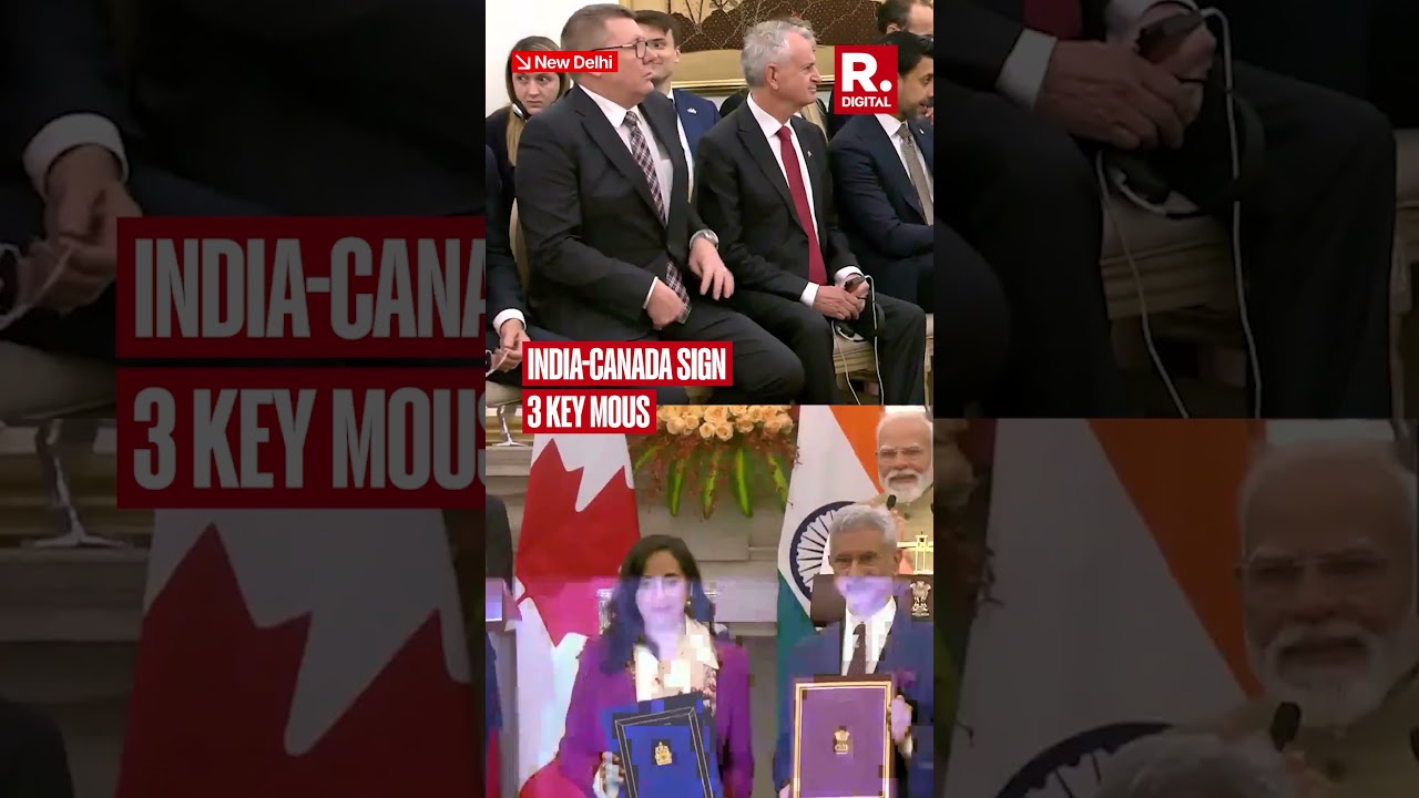 3 MoUs Sealed Between India, Canada