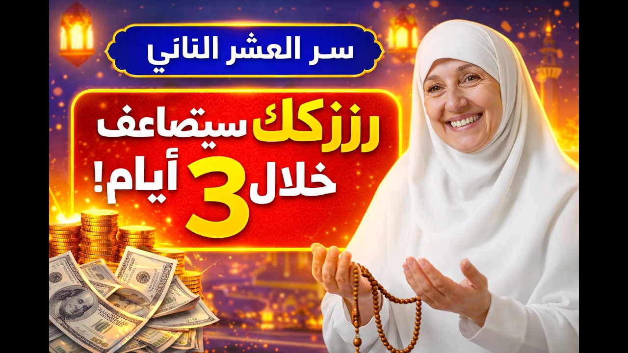 العشر الثاني من رمضان: هذا العمل سيغير رزقك فوراً | سر المغفرة والبركة 2026