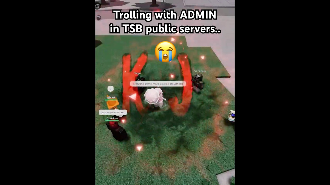 Администратор троллит игроков TSB 💀 #roblox #tsb