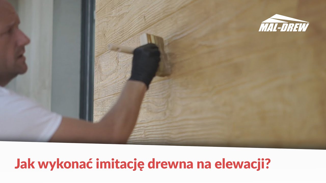 Jak wykonać imitację drewna na elewacji?