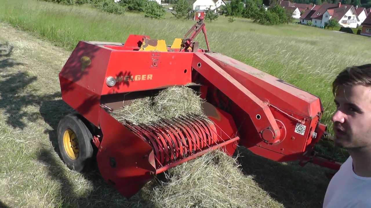Heu Pressen mit Fendt Farmer 309 LS & Welger AP 45