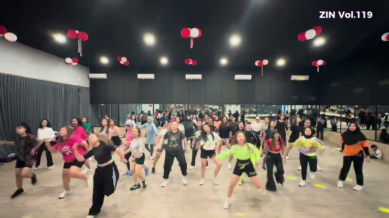 PEGATE - ZIN VOL 119 -  ZUMBA REGGAETON - ZIN DIAN FITRI 