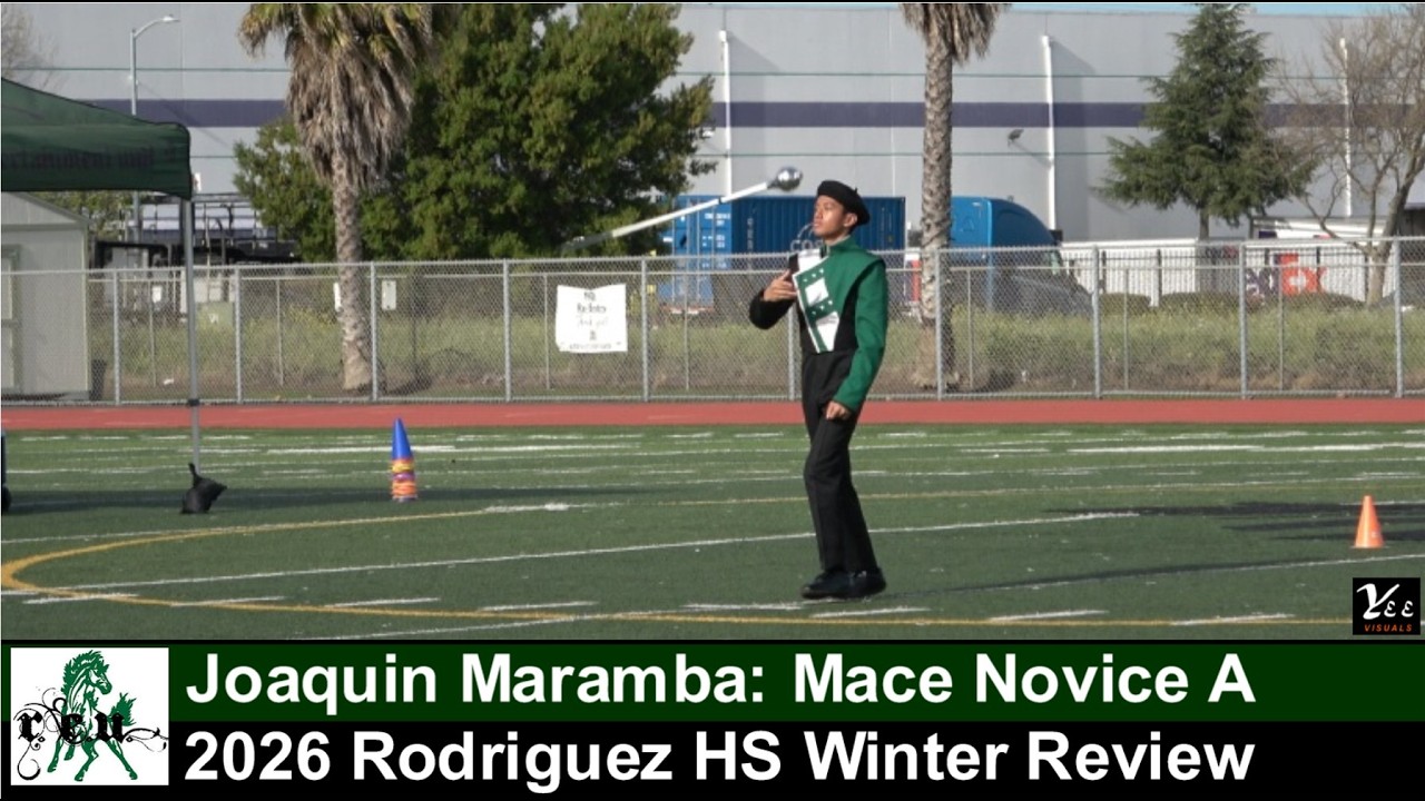 Joaquin Maramba, Rodriguez HS, L-Pattern Mace Novice A at Rodriguez HS Winter Review 2026