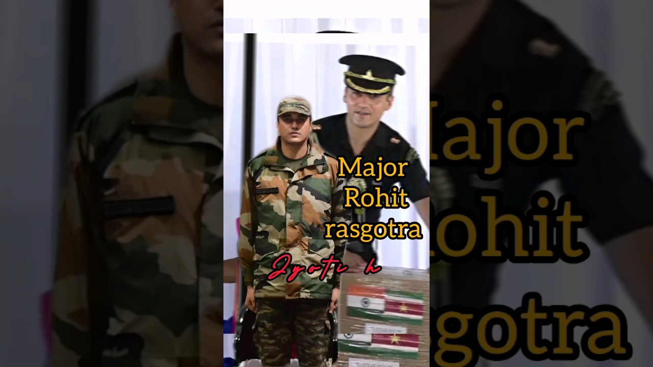 ADC major Rohit rasgotra 🔥🥵#armystatus #indianarmy #trending #viral #motivation #adc