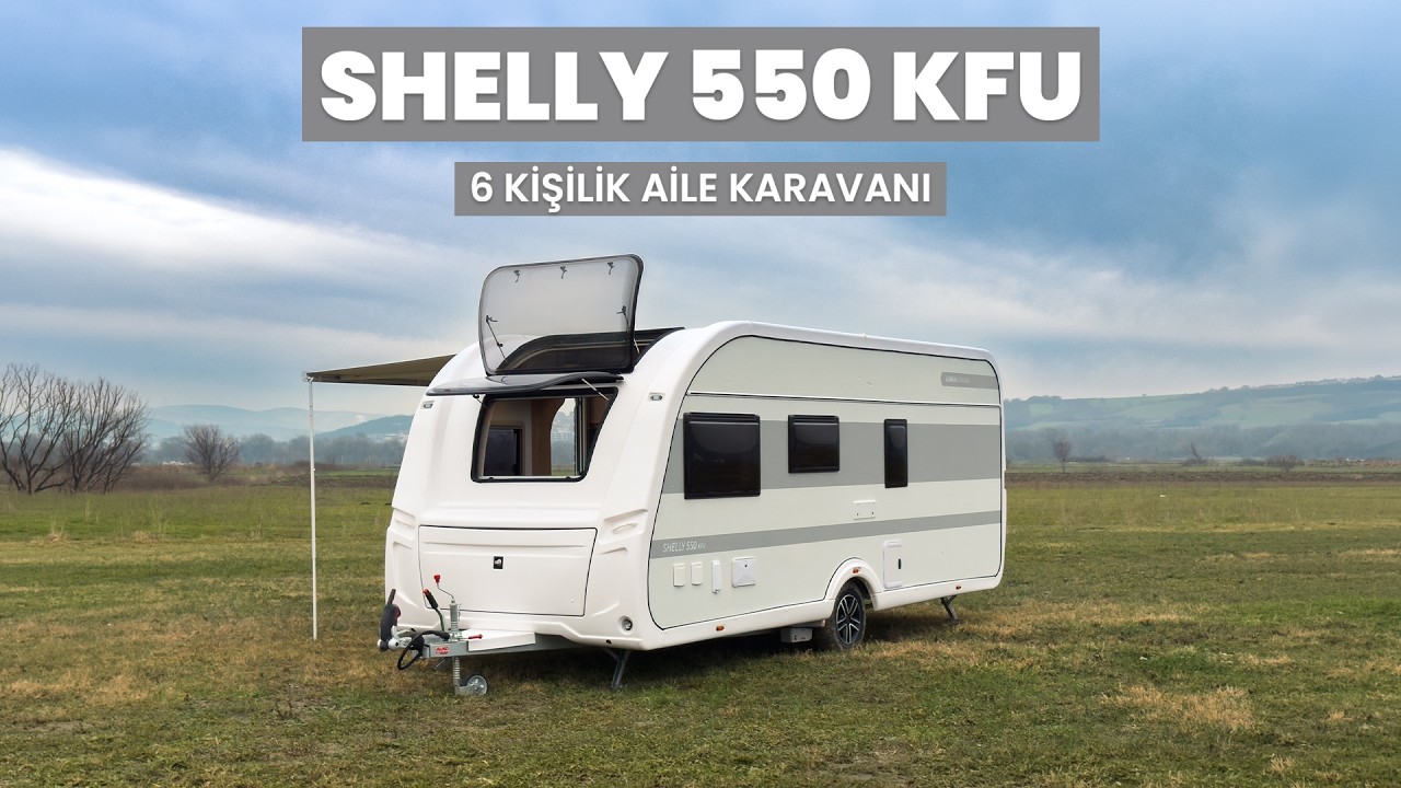 Shelly 550 KFU İnceleme 🚐 | İnka Karavan'ın 6 Kişilik Geniş Aile Karavanı
