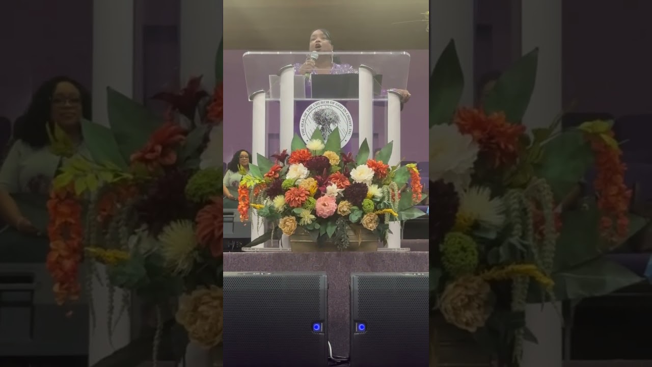 Церковь Бога в Аризоне (COGIC): Проповедь | Евангелистка Анджела Тиббс