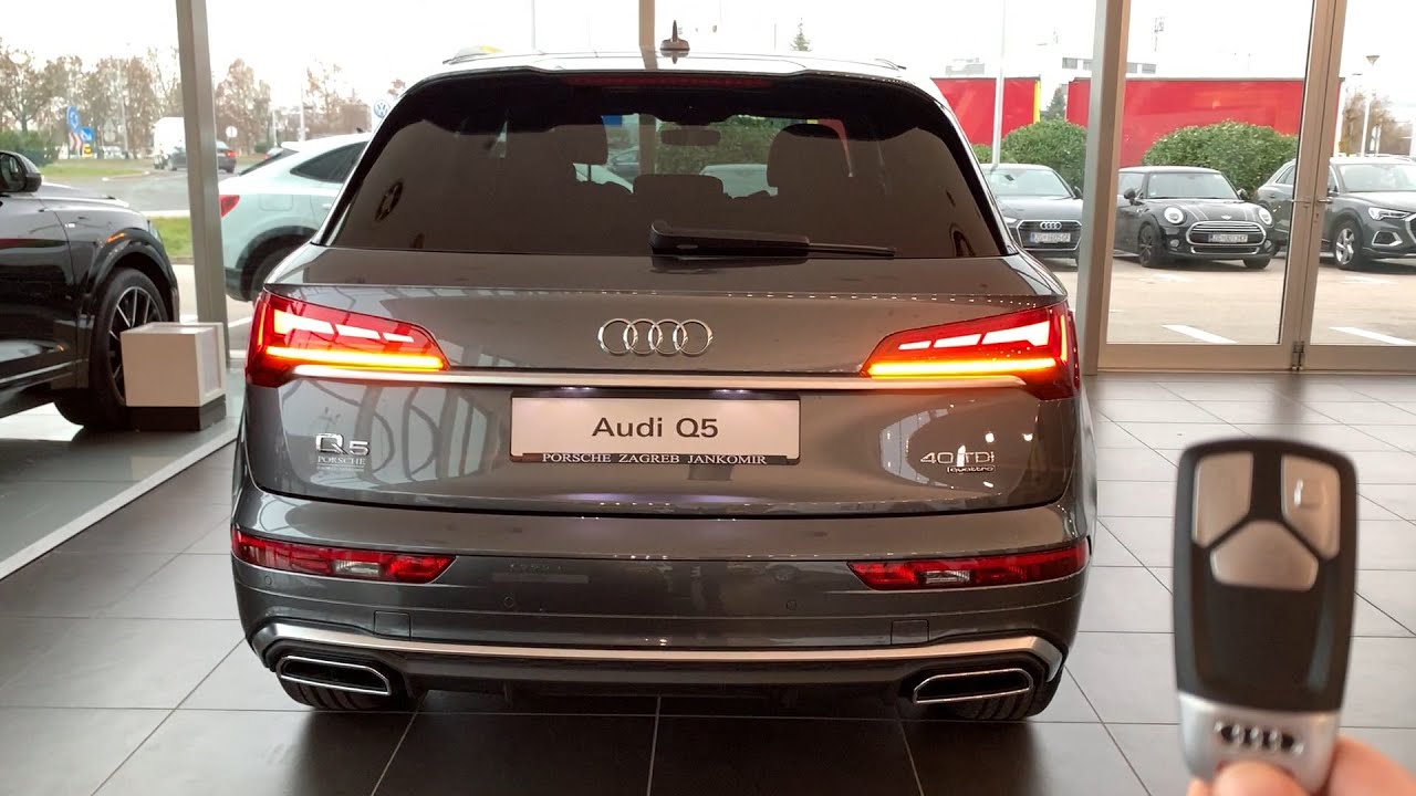 Новый Audi Q5 (2021) - сумасшедшие светодиодные фонари, ЦИФРОВАЯ кабина и окружающее освещение