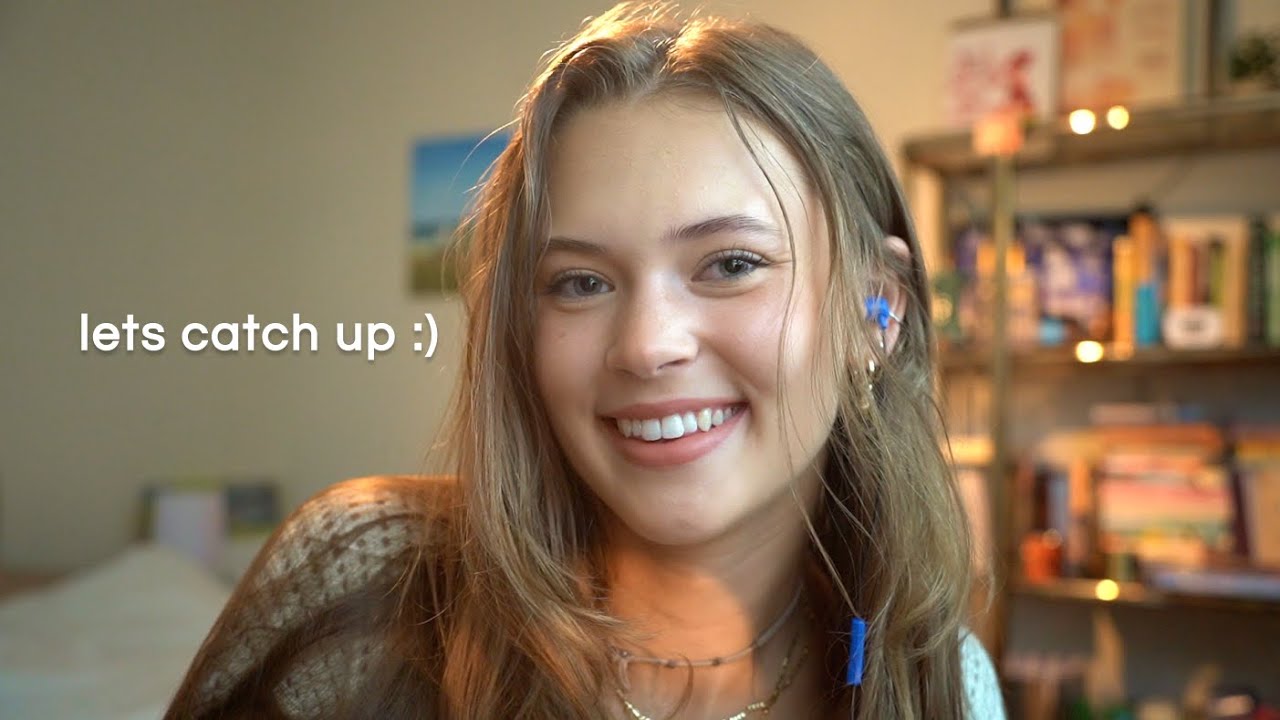 ASMR | GRWM & Let's Catch Up :) ✨ (whispering, Blue Yeti)
