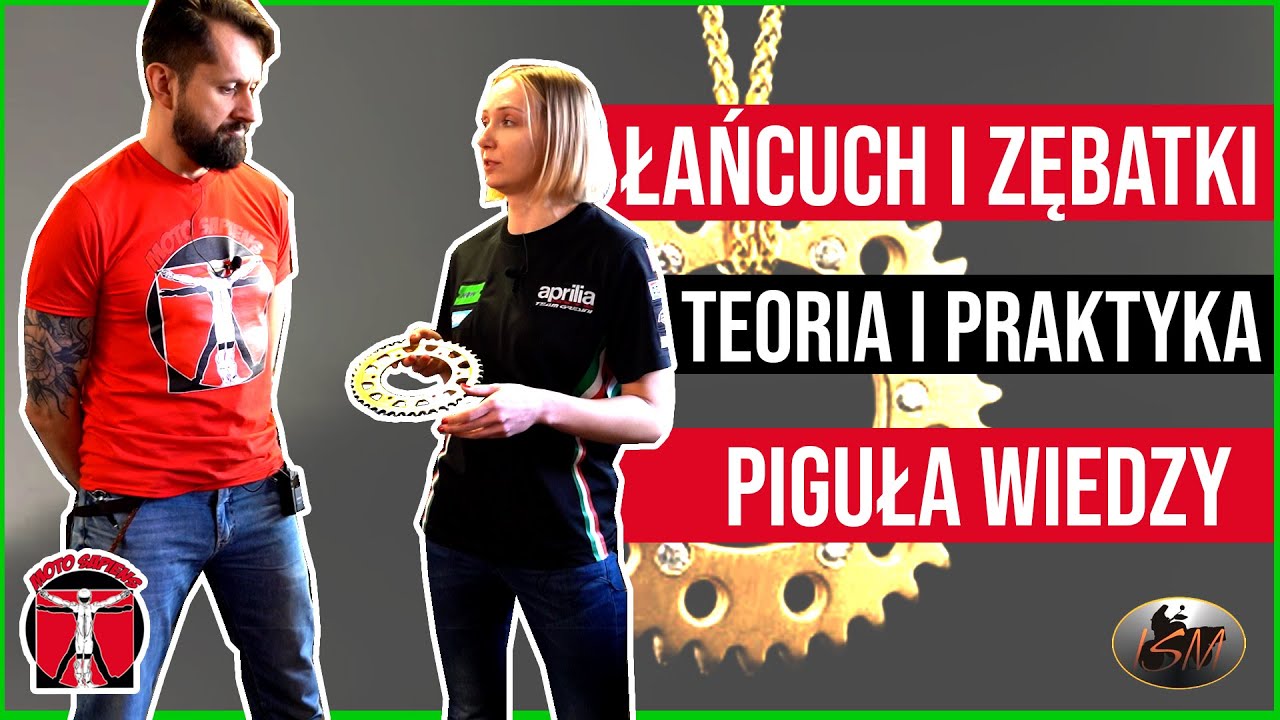 Motocyklowy zestaw napędowy - Łańcuch i zębatki - kompendium wiedzy dla motocyklistów od Doroty!