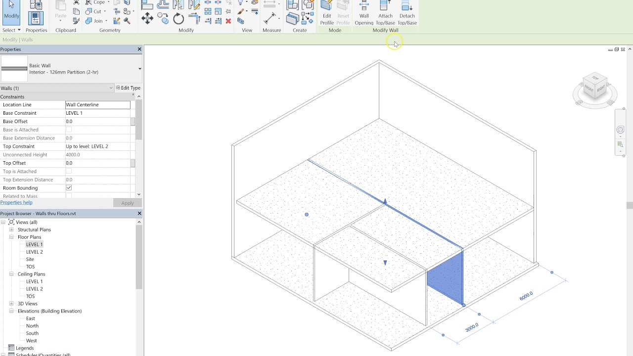 Top of Walls Showing Through Floors