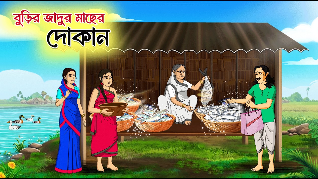 বুড়ির জাদুর মাছের দোকান | Rupkothar Notun Bangla Golpo | Bangla Golpo | Thakumar Jhuli