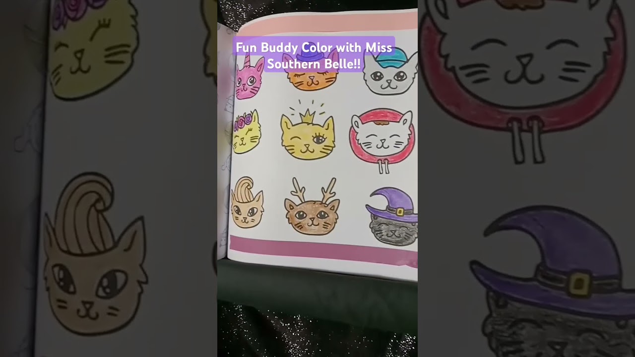Fun Buddy Color with @MissBELLE003 #adultcoloringchannel #coloring
