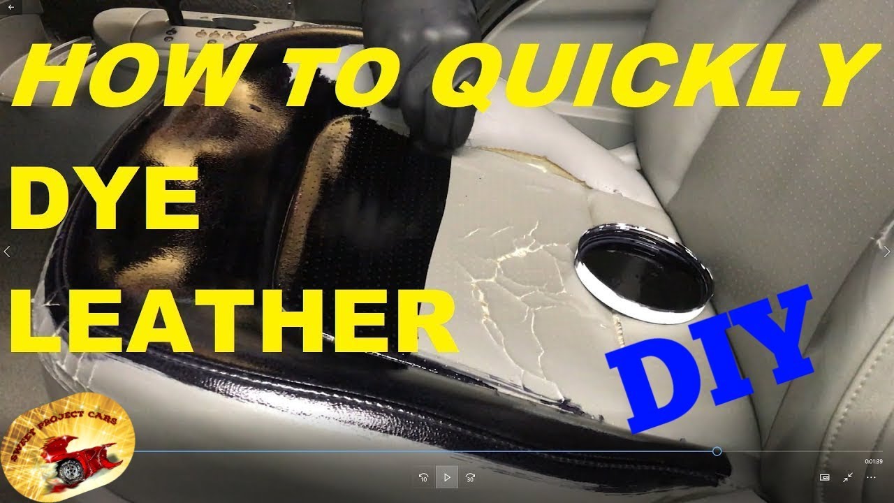 How to DYE or STAIN Leather a NEW COLOR or To Look NEW AGAIN!