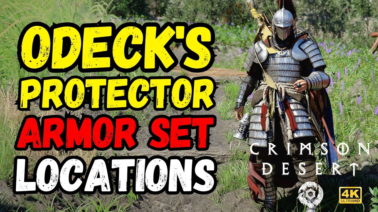 Odeck's Protector Armor Set &ndash; Full Location Guide | Crimson Desert 🛡️ 4K 60FPS #crimsondesert