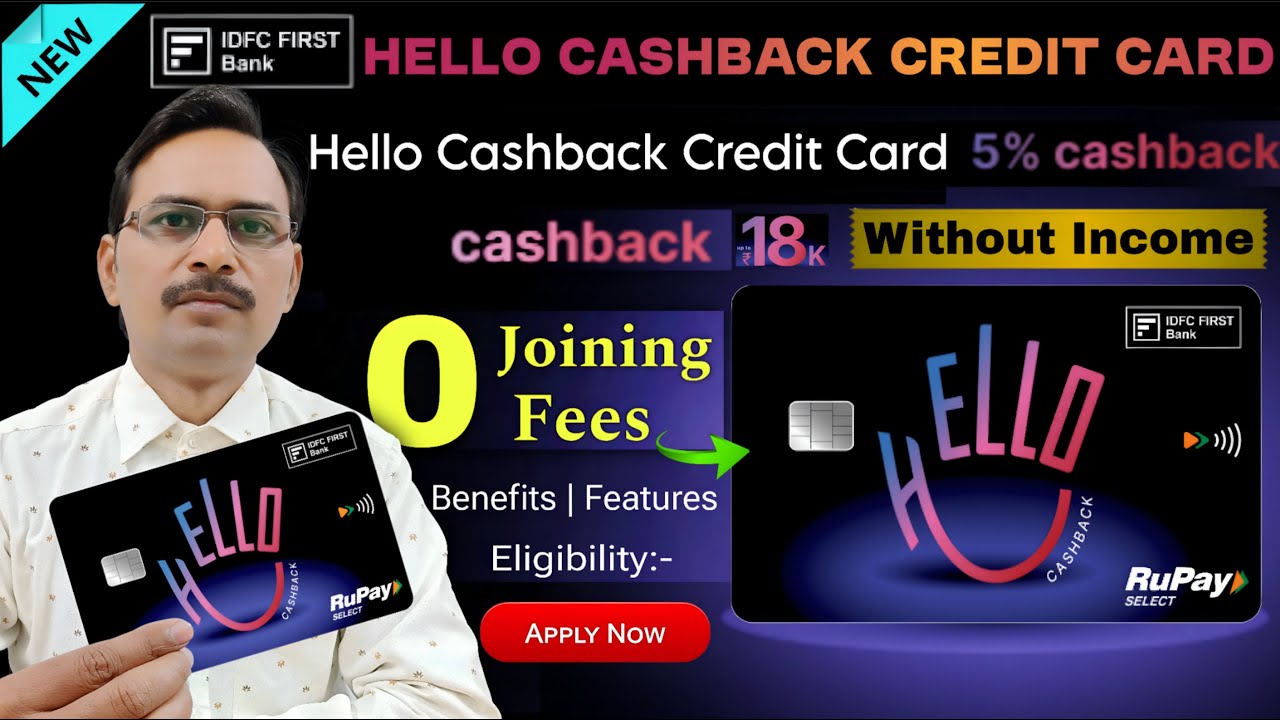 IDFC Hello Cashback Credit Card Review 2026 | Full Benefits, Charges & Cashback Explained