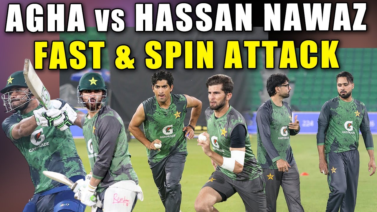 Pakistan T20 Practice Camp in Lahore | Bowlers on Fire! Salman Ali Agha & Hassan Nawaz in Action