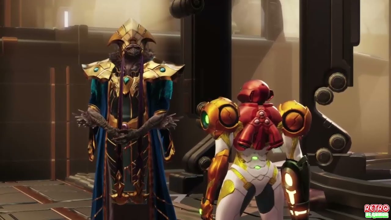 SPOILER: Samus aran hablando con un chozo en su idioma :O
