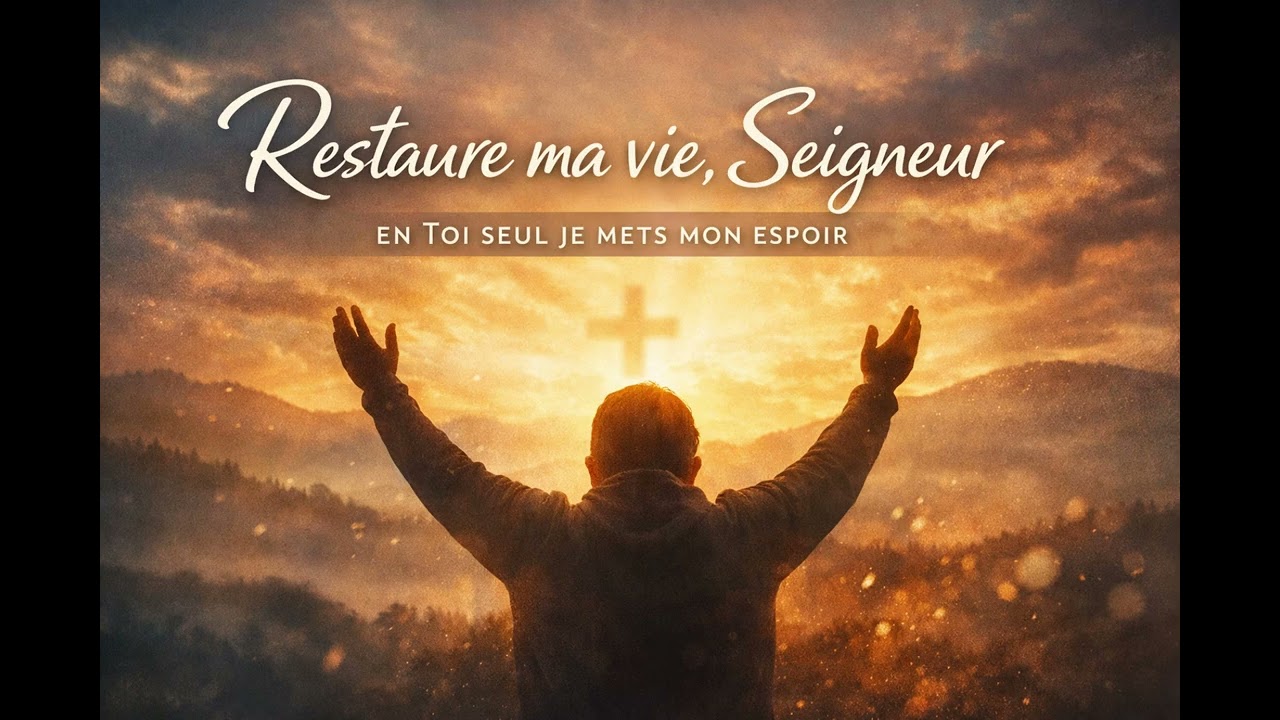 Restaure ma vie, Seigneur | #Louange #Priere #WorshipFrancais #Jesus #Espoir