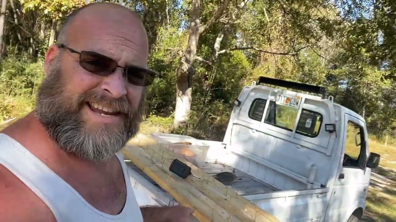 Working on the well house