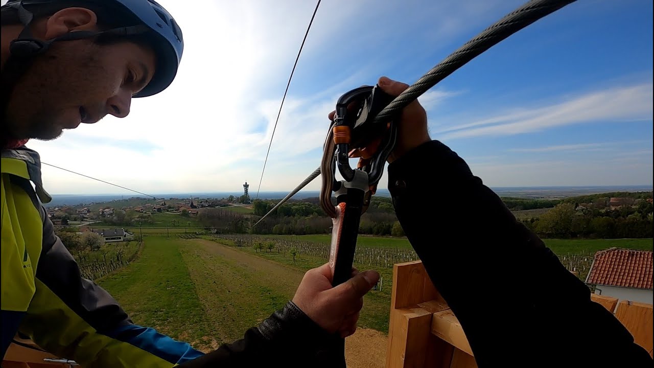 Zip Line Vinarium +Vinarium Tower Lendava  Slovenia 2022