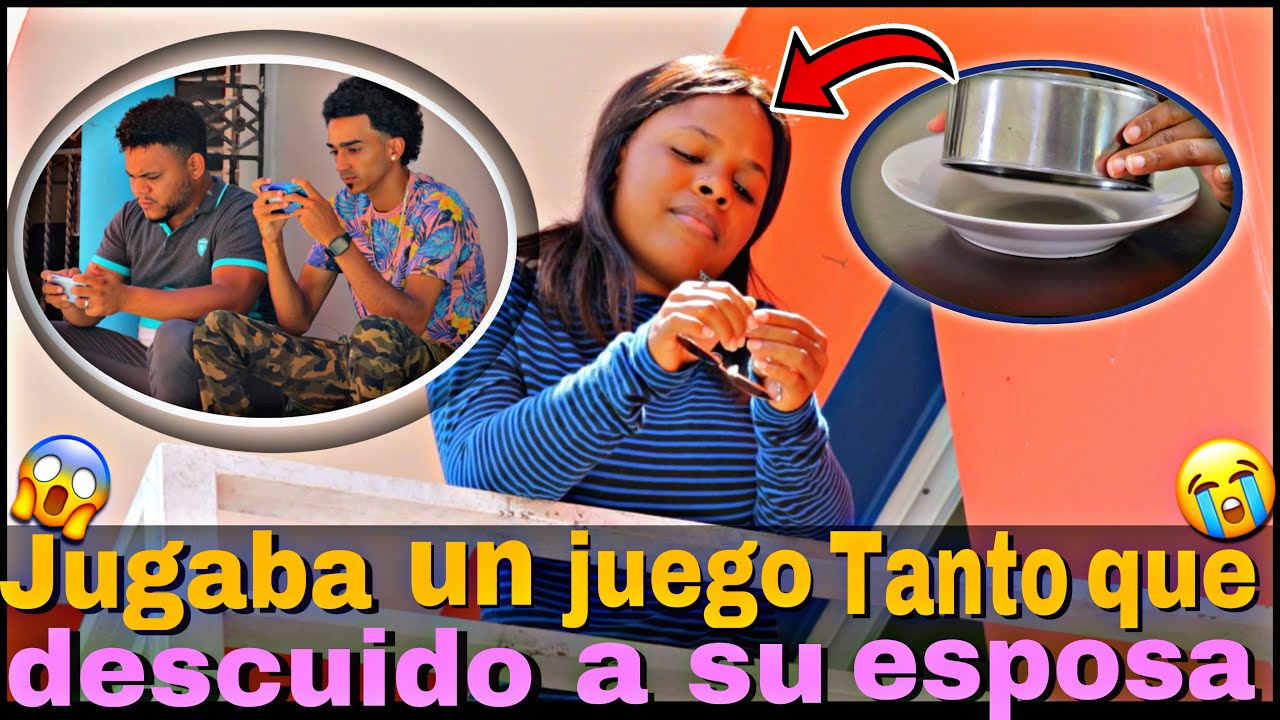 Jugaba un juego tanto, que descuido de su esposa olvidando que podía pasar esto