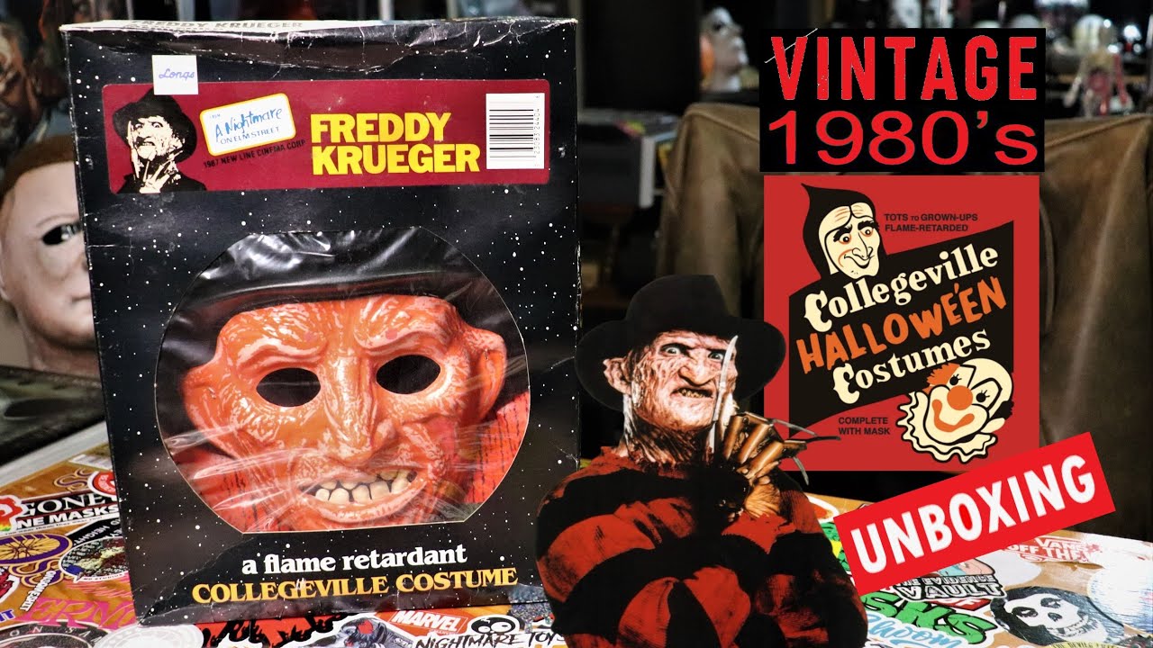 РАСПАКОВКА МАСК ФРЕДДИ КРЮГЕРА ОТ COLLEGEVILLE COSTUMES!