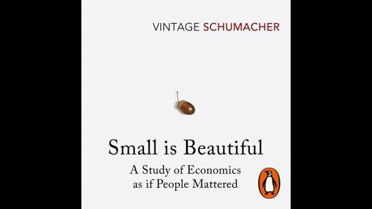 Small Is Beautiful: A Study of Economics as if People Mattered - E F Schumacher