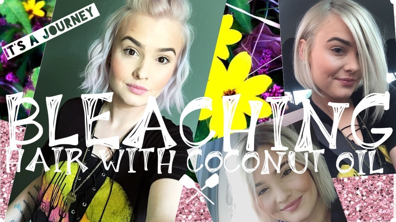 Bleaching Hair with Coconut Oil - My Journey