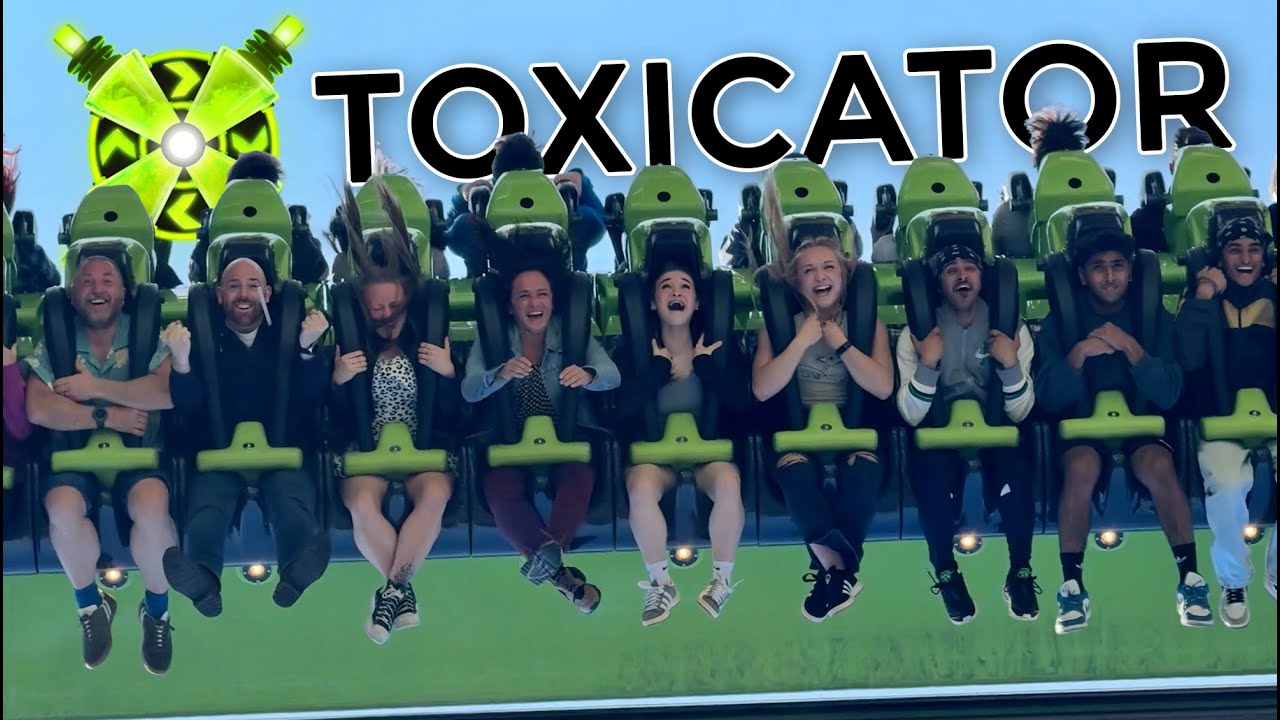 TOXICATOR multi-cam & full cycle | Alton Towers Top Spin