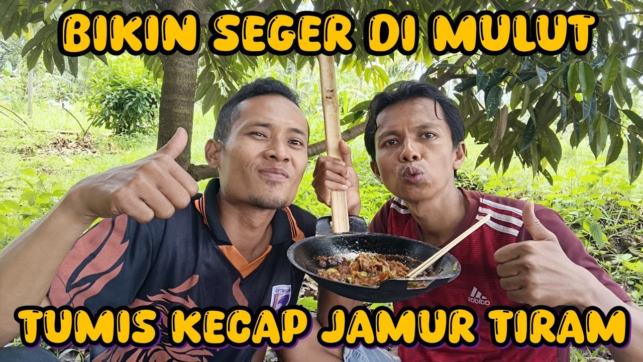 Tumis Kecap Jamur Tiram di Alam Terbuka | Masakan Sederhana Tapi Bikin Nagih !