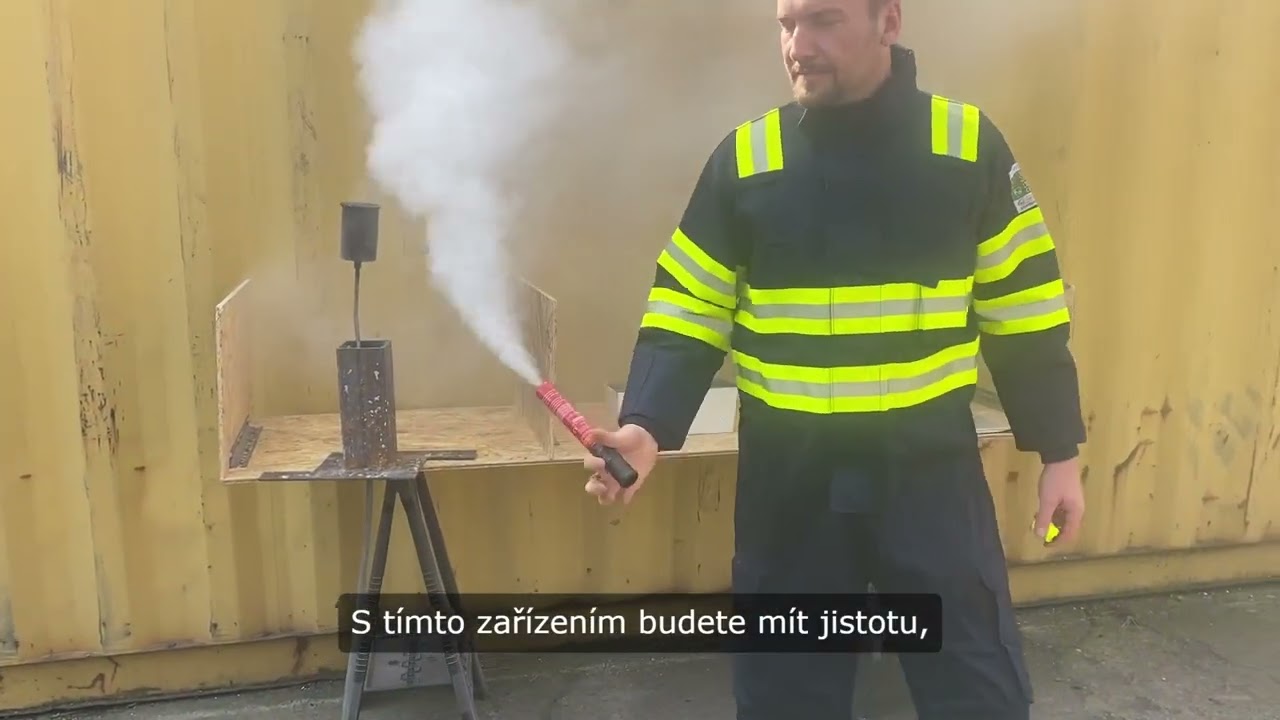 Nov&aacute; technologie ha&scaron;en&iacute; - test FSS fire Traiva