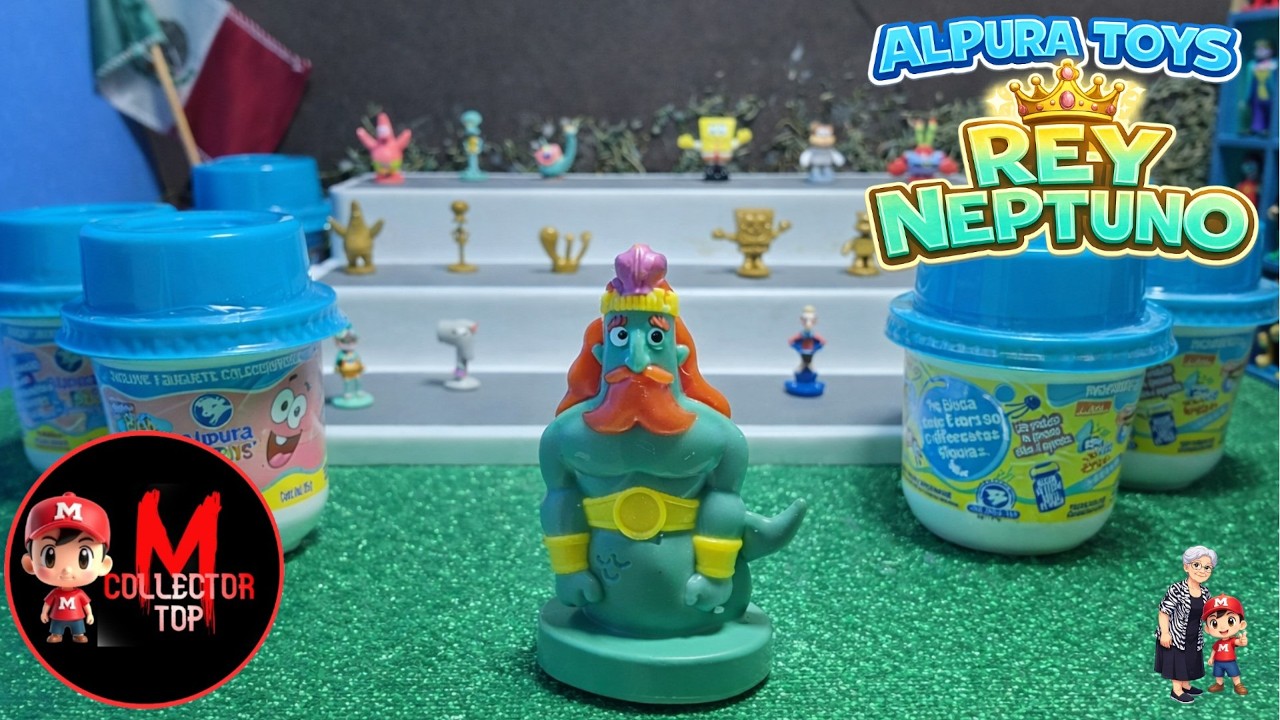 Alpura Toys Bob Esponja 🧜‍♂️ ¡Salió el Rey Neptuno!