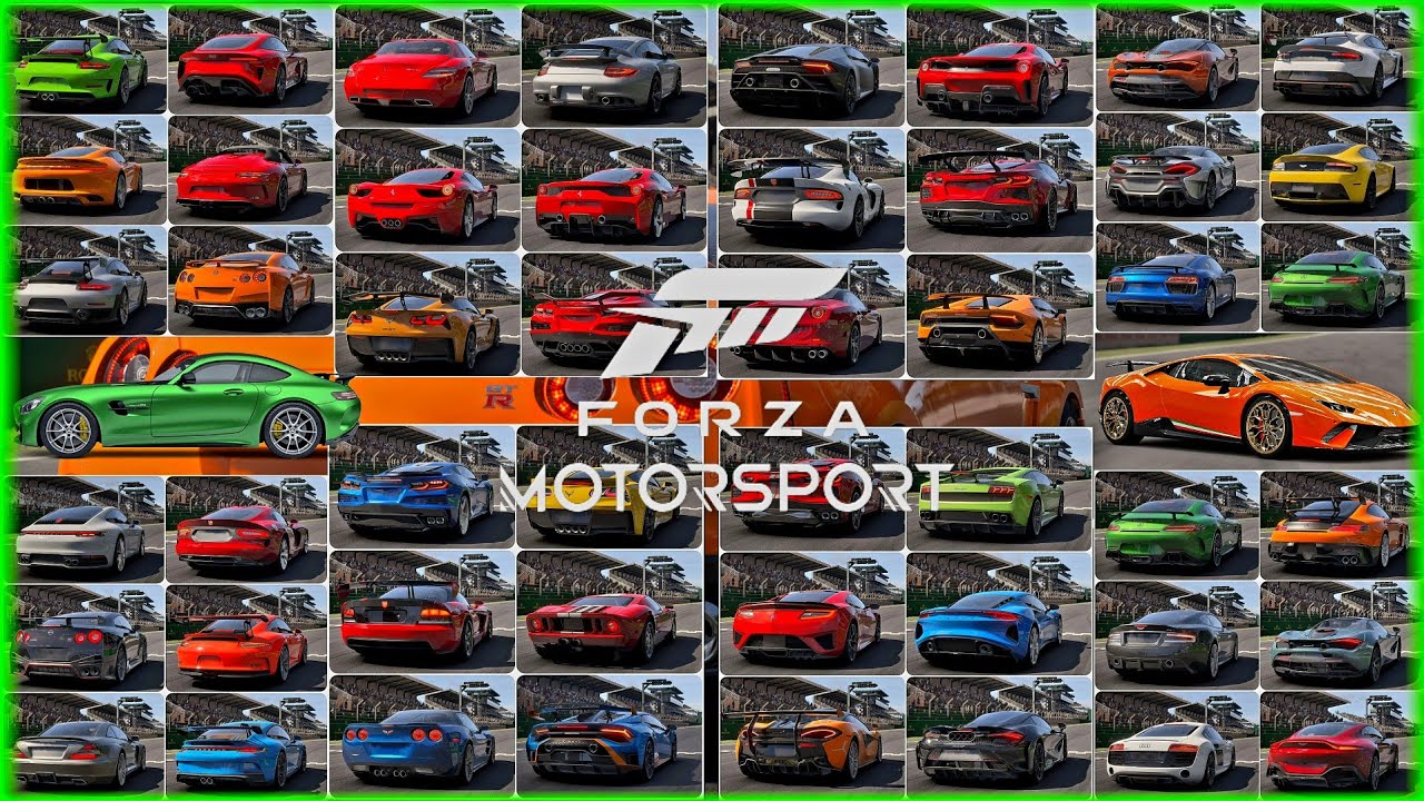 Forza 8's Ultimate Clash: Top Fastest Sport GT Cars' Speed Battle