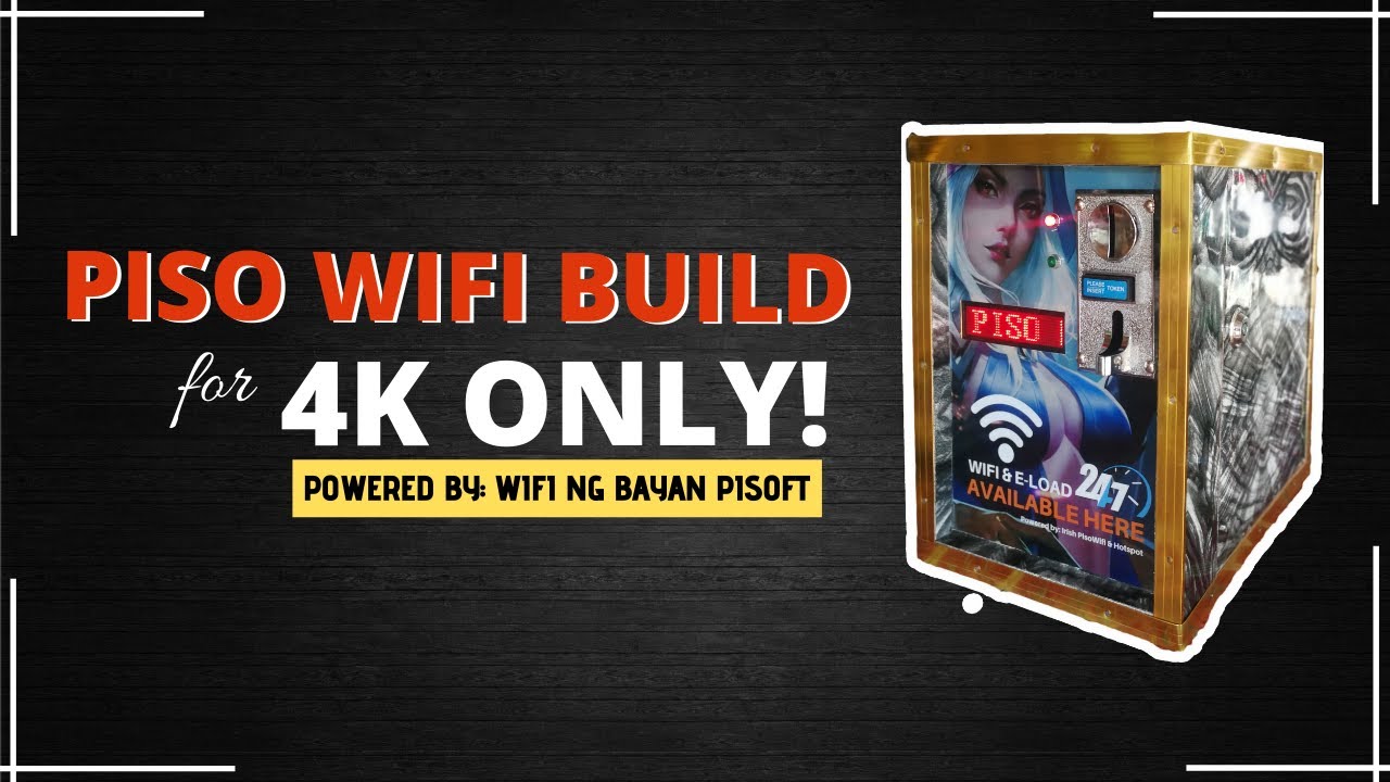 Cheapest Piso Wifi Vendo Machine Build 2020