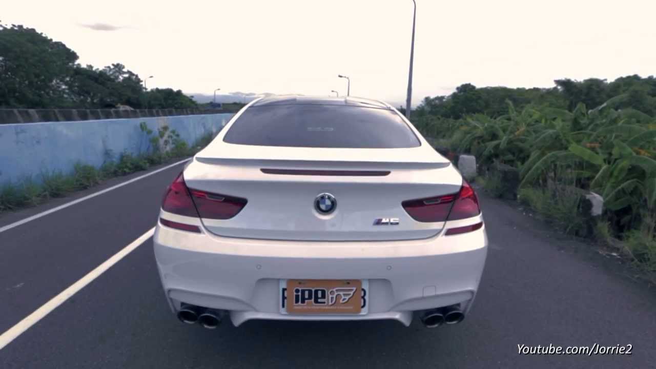 BMW M6 F13 w/ iPE Innotech Performance Exhaust Revving & Accelerating!