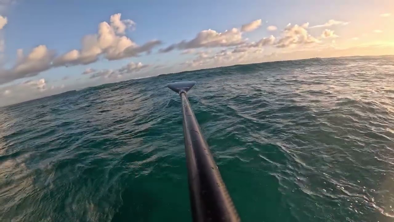 Supping Cylinder , Just hard work . Stand up paddleboard