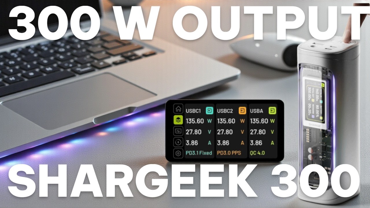 Finally A Power Bank That Works Like This! Shargeek 300