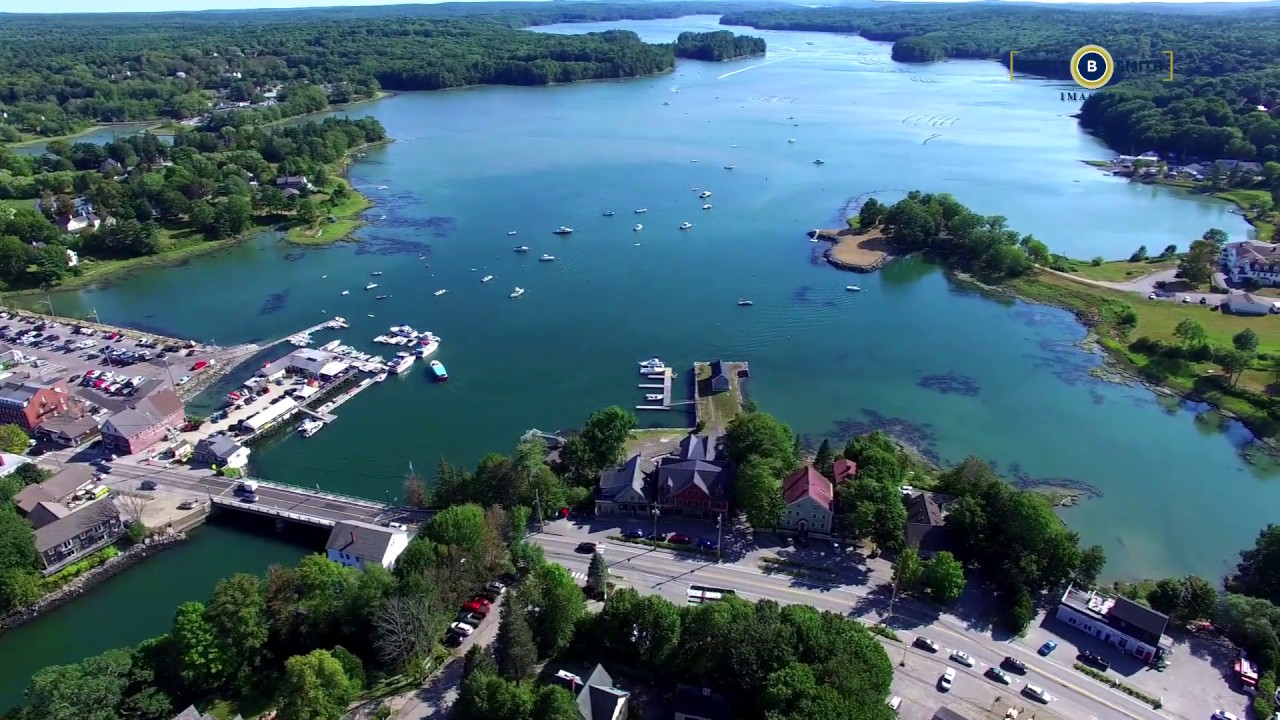 Scott B Smith - Aerial Damariscotta and Newcastle Maine