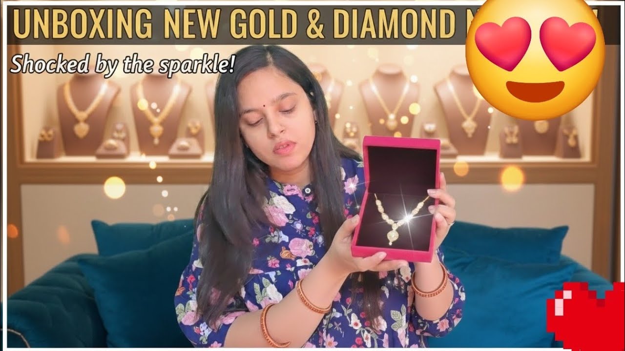 Gold and diamond necklace ✨️ 💛 aap logo ki demand par aaj dikha he dia🥰🥰