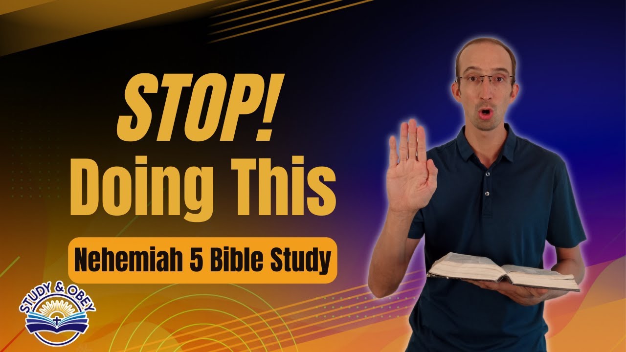 Nehemiah 5 Bible Study - You Are Doing WHAT To Your Neighbor?