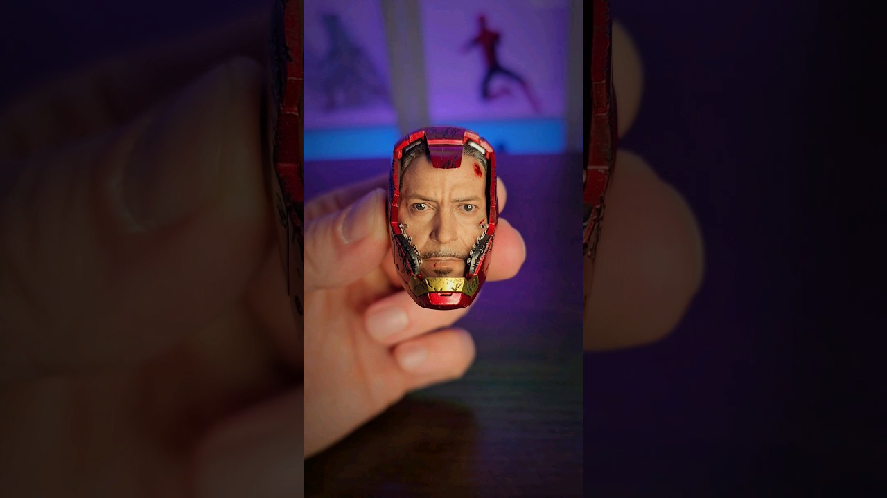 Hot Toys Iron Man Mark 7  Tony Sculpt Up Close! Still love this one!! #hottoys #ironman #marvel