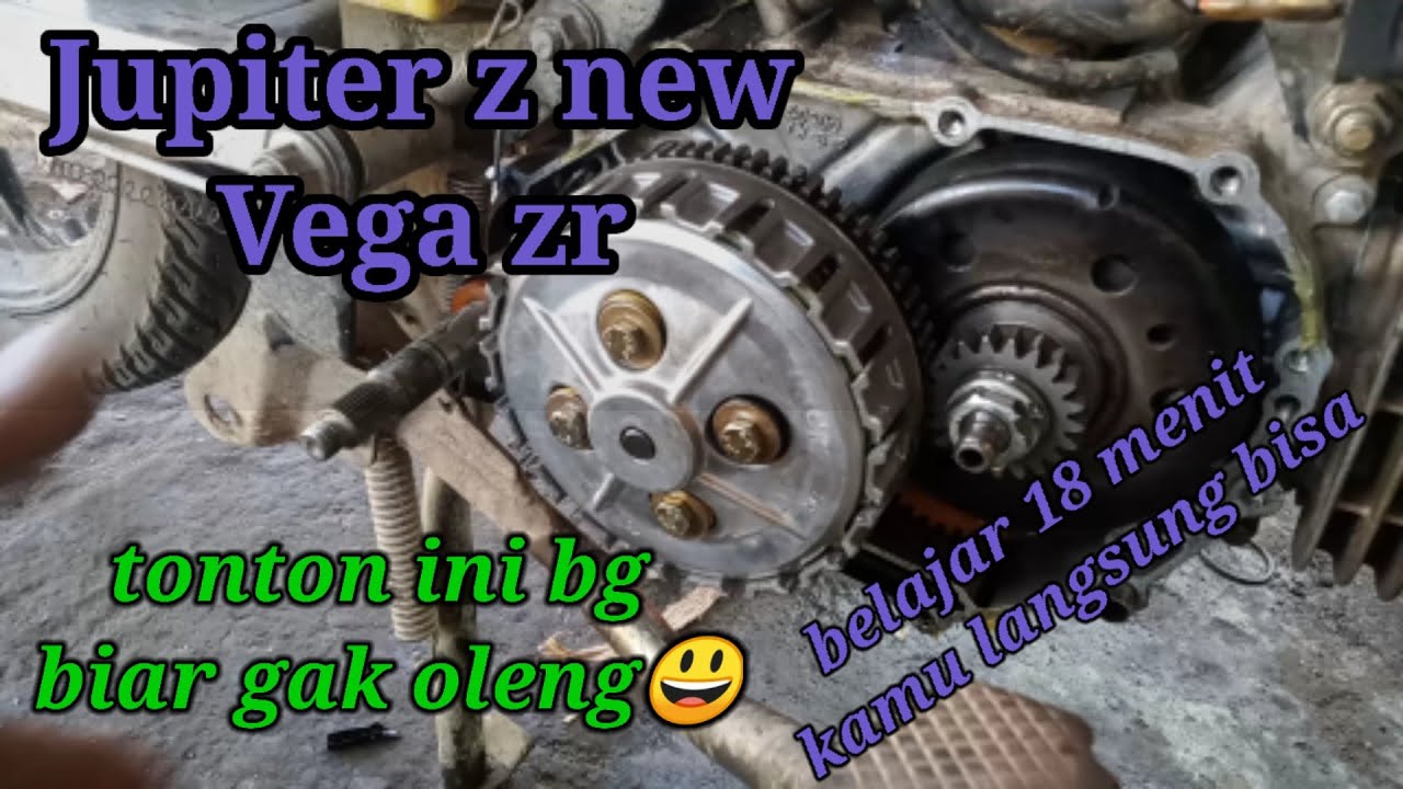 Rubah kampas kopling, jupiter z new, vega zr pakai kain klos supra 12 dan rantang kolos