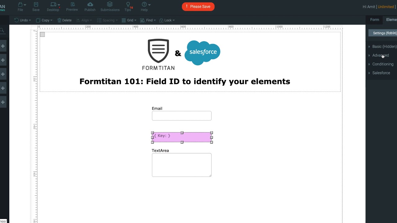 What is a Field ID in Formtitan?