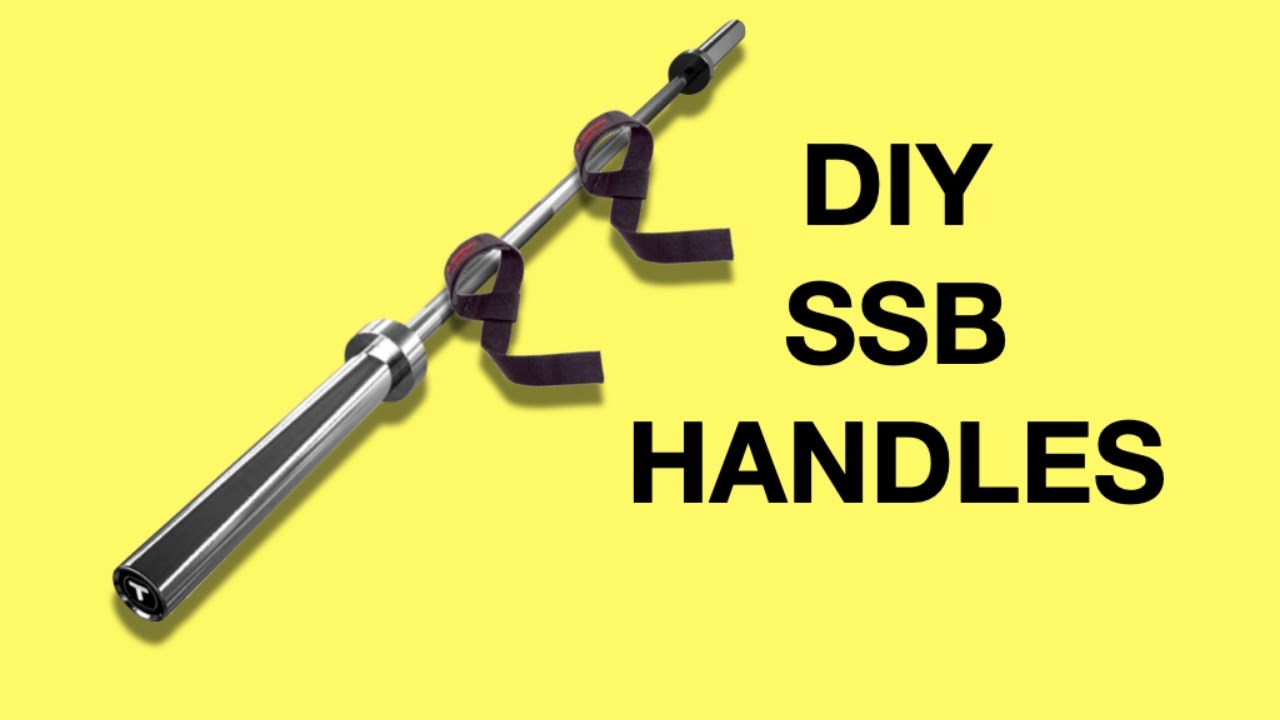 Safety Squat Bar Attachment Straps (DIY Safety Squat Bar Handles)